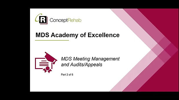 MDS Meeting Management & Audit/Appeals
